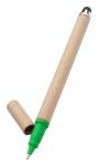 EcoTouch recycled paper touch ballpoint pen Green