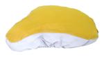 Lumiride reflective RPET bicycle seat cover Yellow