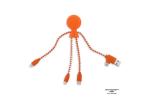 2081 | Xoopar Mr. Bio Charging cable Orange