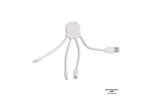 2087 | Xoopar Eco Octopus Charging cable White