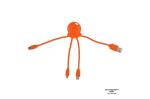 2087 | Xoopar Eco Octopus GRS Charging cable Orange