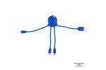 2087 | Xoopar Octopus Charging cable Blau