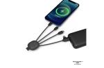 4000 | Xoopar Iné Smart Charging cable with NFC Black