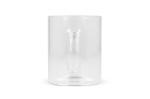 Coffee glass with handle Vardez 180 ml Transparent