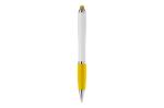 Ball pen Hawaï stylus hardcolour White/yellow