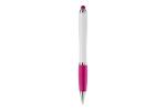 Kugelschreiber Hawaï Stylus weiß Rosa/weiß