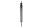 Ball pen Antarctica metal clip Transparent black