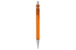 Ball pen Antarctica metal clip Transparent orange