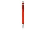 Ball pen Antarctica metal clip Transparent red