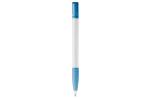 Nash ball pen rubber grip hardcolour, lightblue Lightblue, offwhite