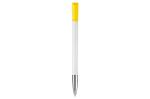 Nash ball pen metal tip hardcolour White/yellow