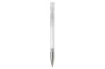 Nash ball pen metal tip transparent, white White,transparent