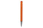 Ball pen Atlas transparent metal tip Transparent orange