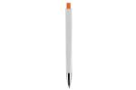 Ball pen Riva hardcolour Orange/white