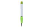 Ball pen Hawaii with tri-colour highlighter White/green