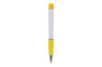 Ball pen Hawaii with tri-colour highlighter White/yellow