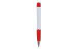 Ball pen Hawaii with tri-colour highlighter White/red