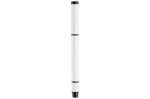 Ball pen with textmarker 2-in-1 White