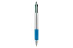 Ball pen 4 colours Blue/silver