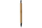 Ball pen New York bamboo with stylus Black