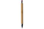 Ball pen New York bamboo with stylus Red