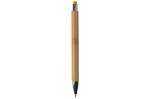 Ball pen New York bamboo with stylus Yellow