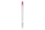 R-PET ball pen Transparent red