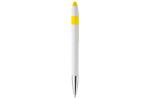 California ball pen twist/touch White/yellow