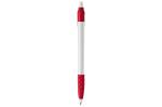 Cosmo ball pen rubber grip HC White/red