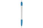 Cosmo ball pen rubber grip HC, lightblue Lightblue, offwhite