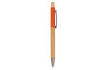 Ball pen Madrid bamboo Orange