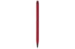 Slim stylus rubberised Red