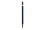 Ball pen Paris Deluxe Metal Rubberised Dark blue