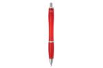 Ball pen Hawaii transparent Ocean Bound Plastic Transparent red