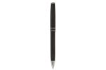 Ball pen metal 2 stripes Black