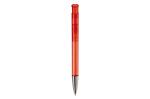 Avalon ball pen metal tip transparent Transparent red