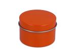 Scented candle round recycled tin 