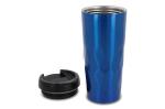 Thermo mug diamond pattern 450ml Aztec blue