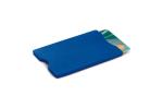 Cardholder anti-skim hard case Aztec blue