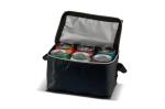 Cooler bag 6pc cans Black