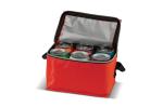 Cooler bag 6pc cans Red