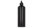 Water bottle aluminum with carabiner 750ml Black