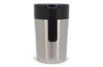 Double walled coffee mug 400ml Silver