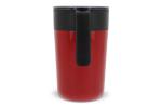 Double walled coffee mug 400ml Dark red