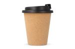 R-PP Cork coffee cup 350 ml Black