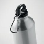 REMOSS Recycled aluminium bottle 500ml Flat silver