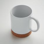 KAROO SUBLIM Sublimation ceramic cork mug White