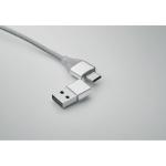 BLUE 4 in 1 charging cable type C Silver