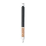 VERIA Push button aluminium pen Black