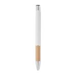 SPARTA Push button aluminium pen White